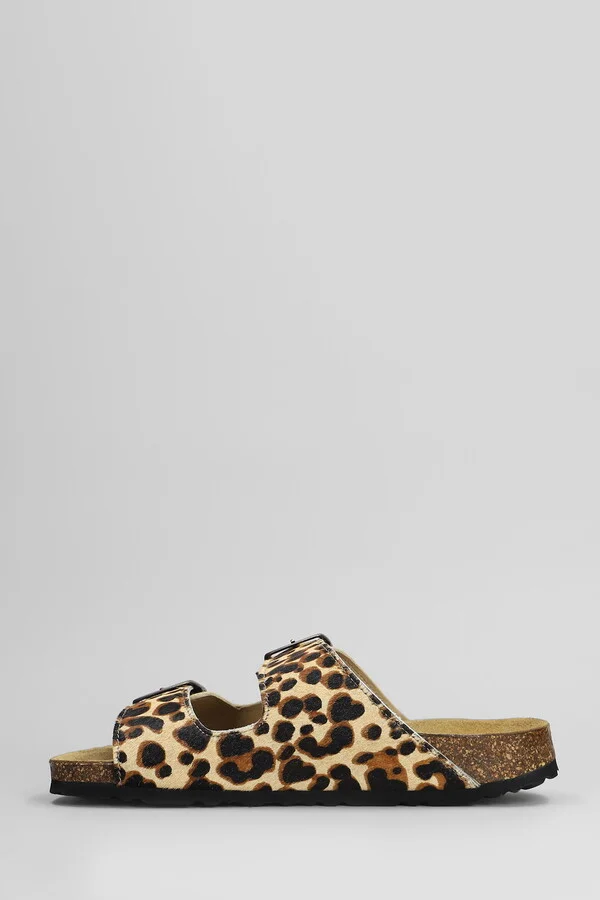 Amalia Flats In Animalier Pony Skin - Image 3