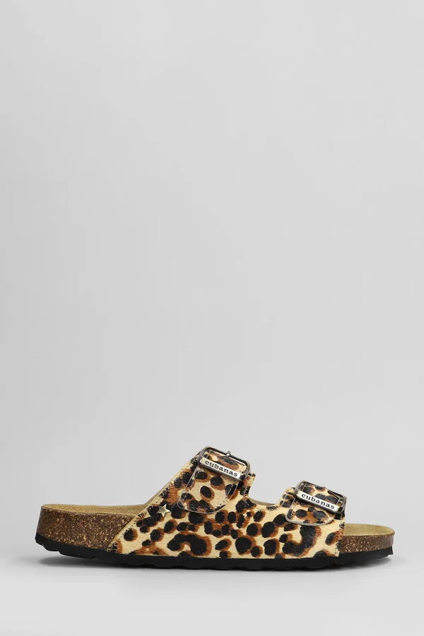 Amalia Flats In Animalier Pony Skin