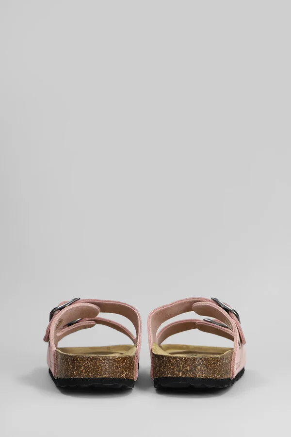 Amalia Flats In Rose-pink Suede - Image 4