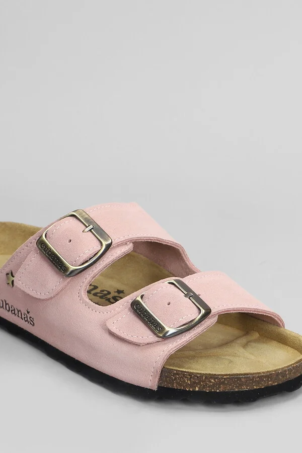 Amalia Flats In Rose-pink Suede - Image 5