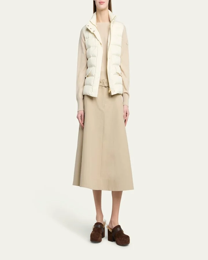 Amalia Shearling-Lined Suede Mules - Image 3
