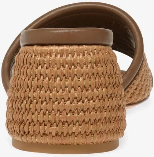 Amami 60 Leather and Raffia Sandals - Image 2