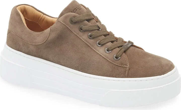 KHAKI SILK SUEDE