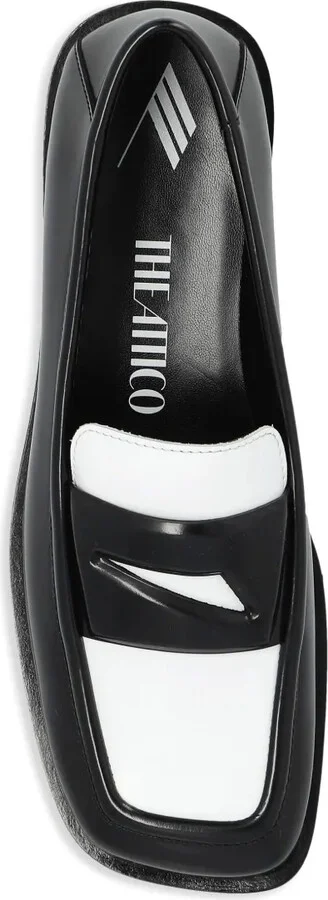 Amanda two-tone leather loafers - Image 4