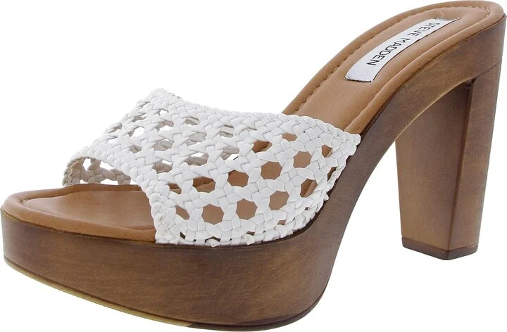 Amanda Womens Woven Man Made Platform Sandals