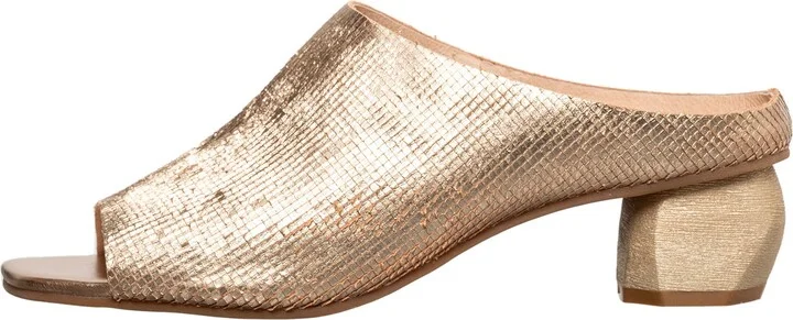 Amara Metallic Leather Kitten Heel Sandal - Image 7