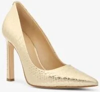 Amara Metallic Snake Embossed Leather Pump - Image 2