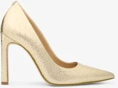 Amara Metallic Snake Embossed Leather Pump - Image 3