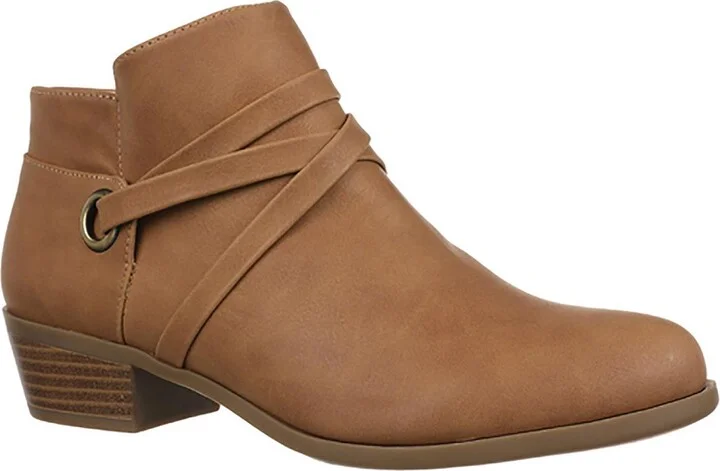 Amara Womens Strappy Man Made Ankle Boots
