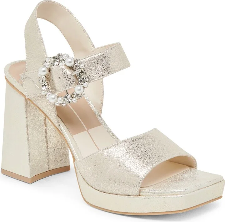 LIGHT GOLD METALLIC LEATHER