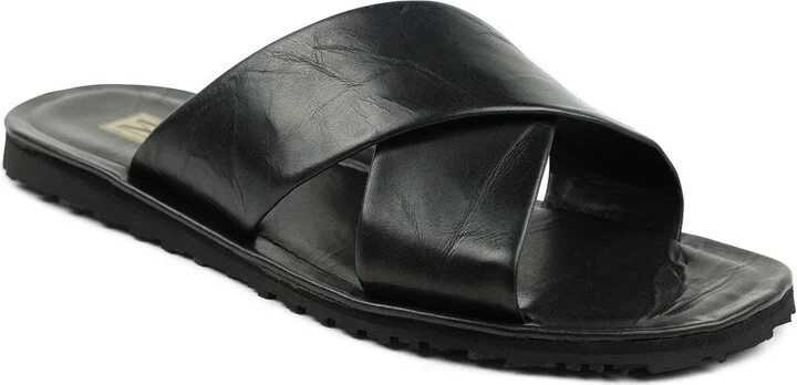 Amato Leather Slide Sandal