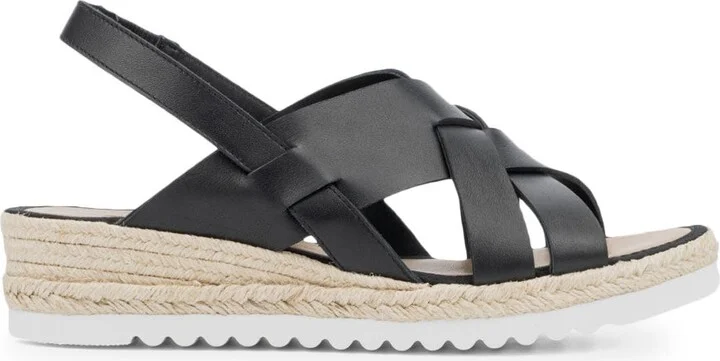Amaya Water Repellent Slingback Espadrille Wedge Sandal - Image 4