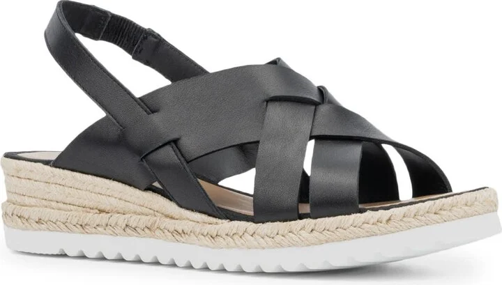 Amaya Water Repellent Slingback Espadrille Wedge Sandal