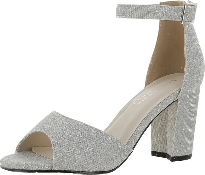 Amaya Womens Glitter Heels Dress Sandals