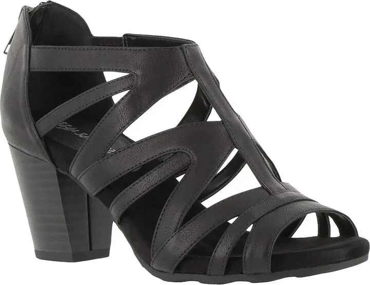 Amaze Womens Faux Leather Gladiator Dress Sandals
