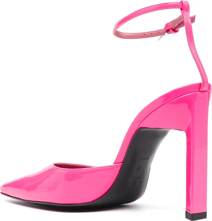 Amber ankle-strap pumps - Image 3