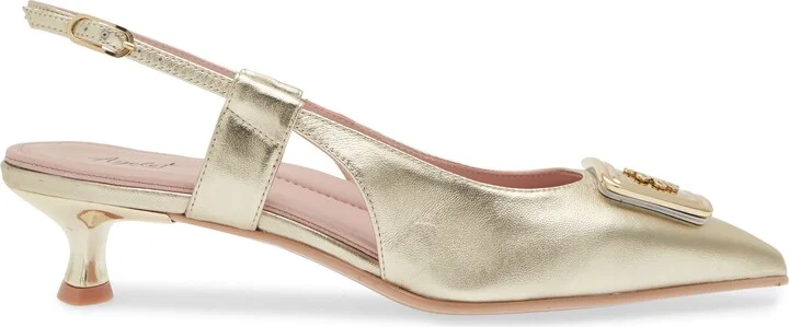 Amber Pointed Toe Slingback Pump - Image 3