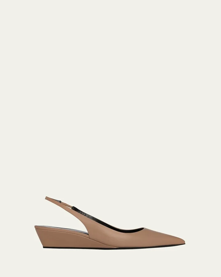 Amber Slingback Demi-Wedge Sandals