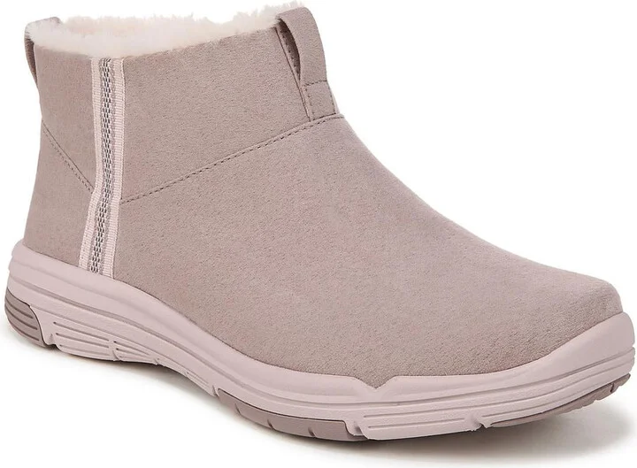 Amber Womens Faux Fur Lined Man Made Ankle Boots