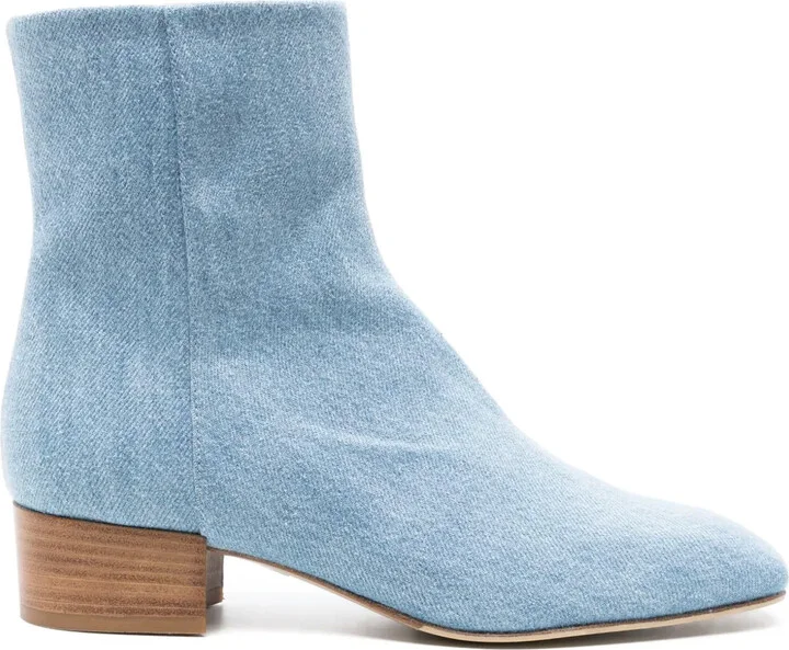 Ambra 35mm denim ankle boots