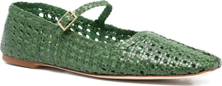 Ambra woven leather ballet - Image 2