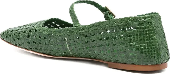 Ambra woven leather ballet - Image 3