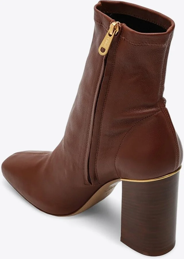 Ambre 95 Stretch Nappa Ankle Boots - Image 3