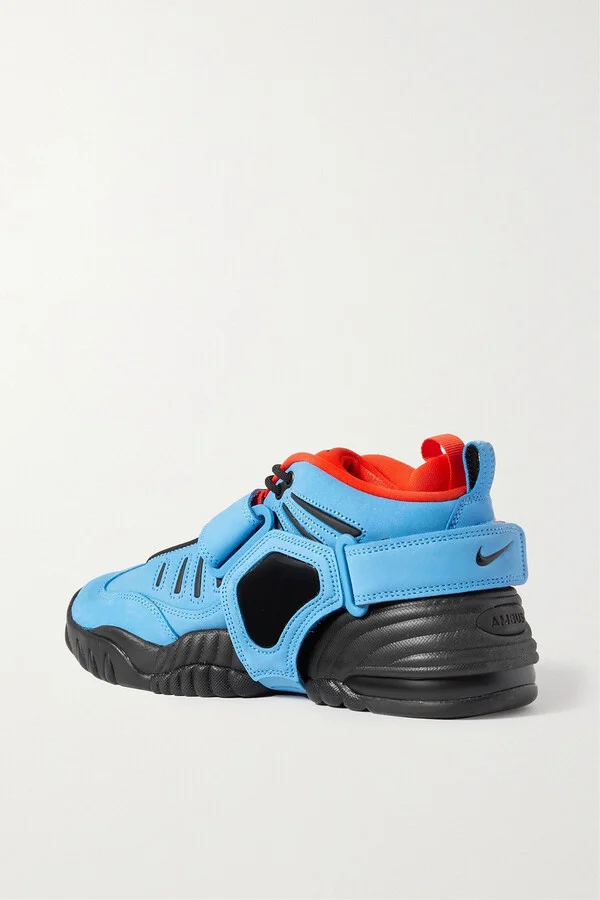 + Ambush Air Adjust Force SP rubber-trimmed suede sneakers - Image 3