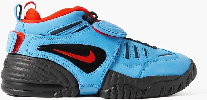 + Ambush Air Adjust Force SP rubber-trimmed suede sneakers