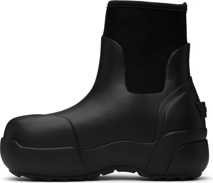 AMBUSH Black Rubber Boots - Image 3