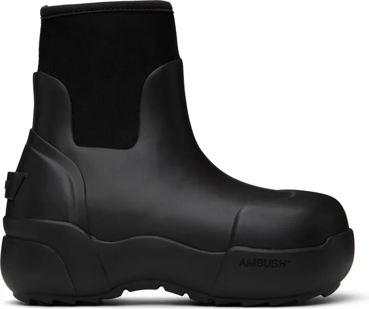 AMBUSH Black Rubber Boots