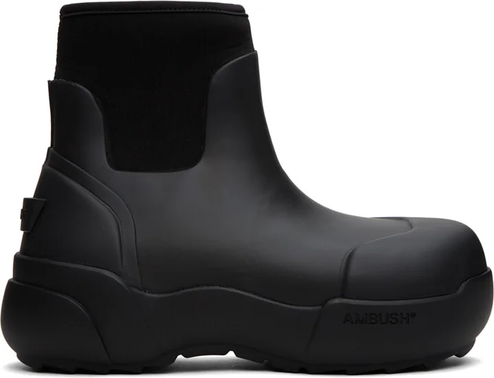 AMBUSH Black Rubber Boots