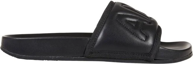 Ambush Logo Embossed Open-Toe Slides
