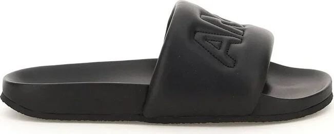 Ambush Quilted Lettering Logo Slides
