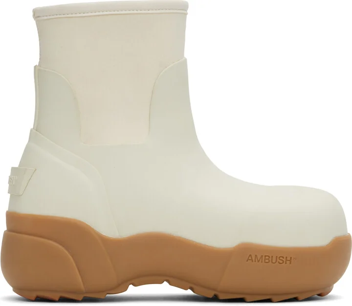 AMBUSH White Rubber Boots