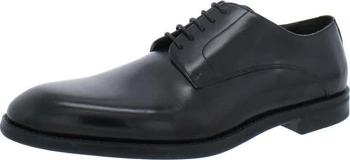 Amedeo Mens Leather Cap Toe Oxfords