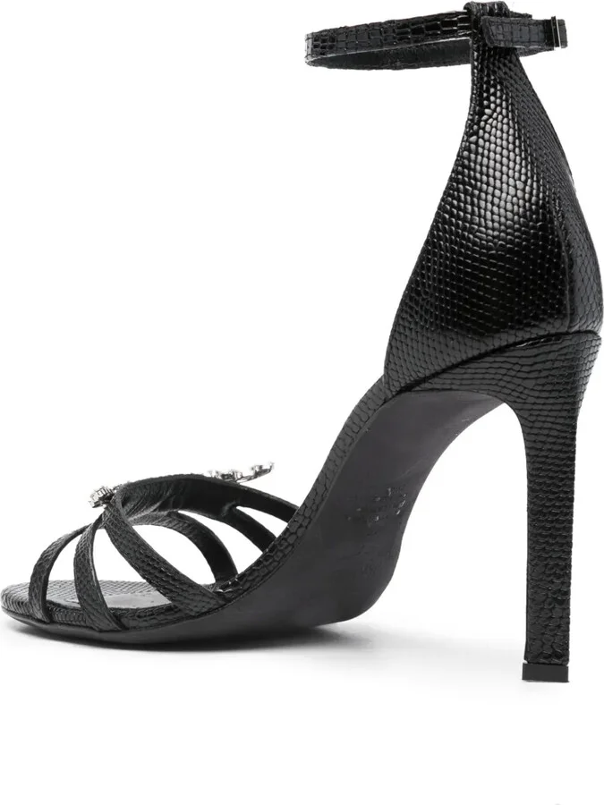 Amee Wing Court 90mm leather sandals - Image 3