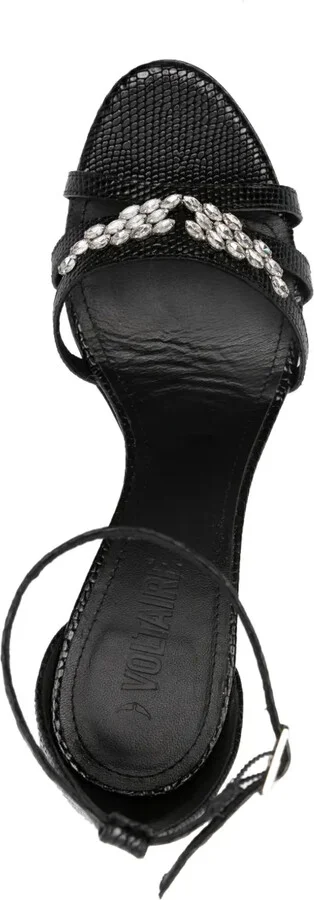 Amee Wing Court 90mm leather sandals - Image 4