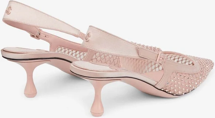 Amel 50 Crystal-Embellished Mesh Pumps - Image 2