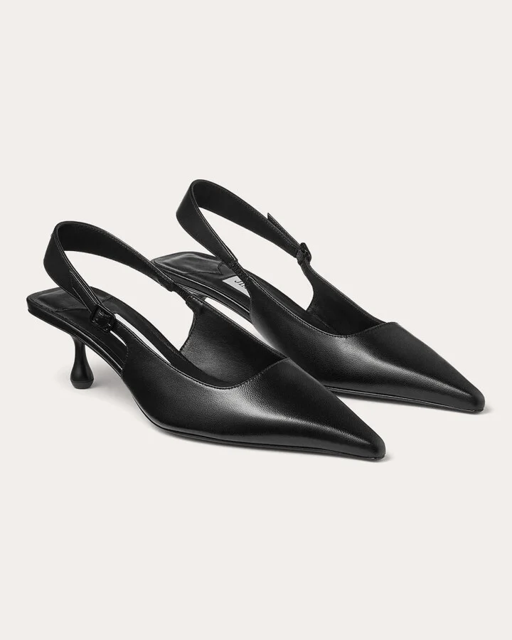 Amel 50 Leather Slingback Pump - Image 4