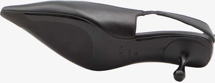 Amel 50 Nappa Leather Slingback Pumps - Image 3