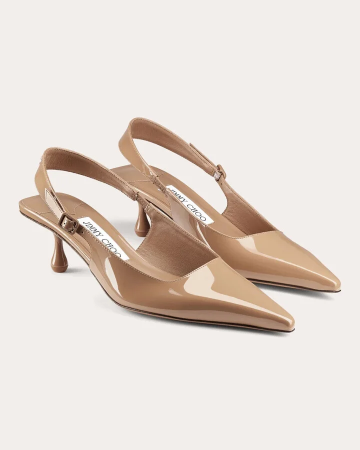 Amel 50 Patent Leather Slingback - Image 3