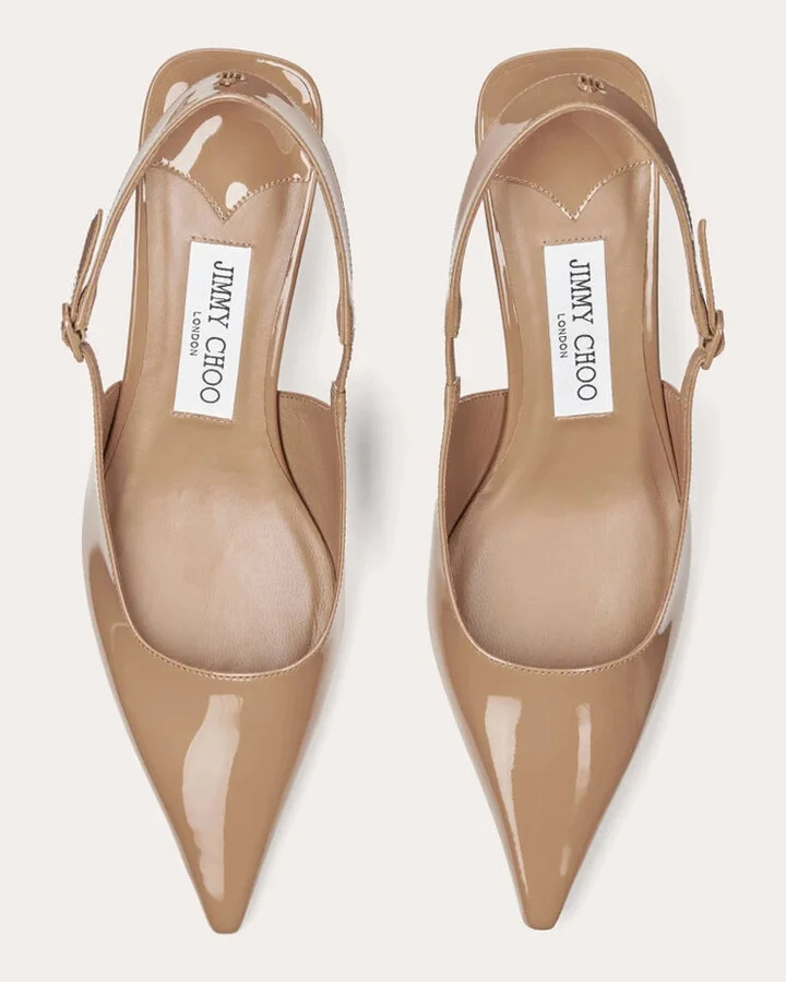 Amel 50 Patent Leather Slingback - Image 4