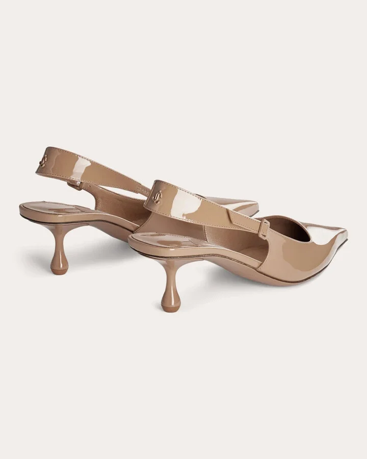 Amel 50 Patent Leather Slingback - Image 5