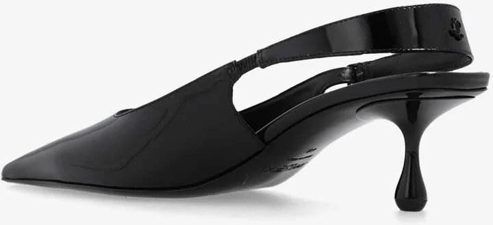 Amel 50 Patent Leather Slingback Pumps - Image 2