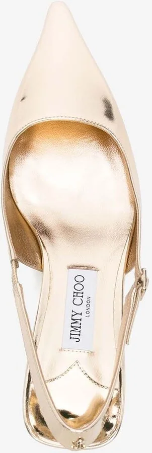 Amel 50 Pointed Metallic Pumps - Image 3