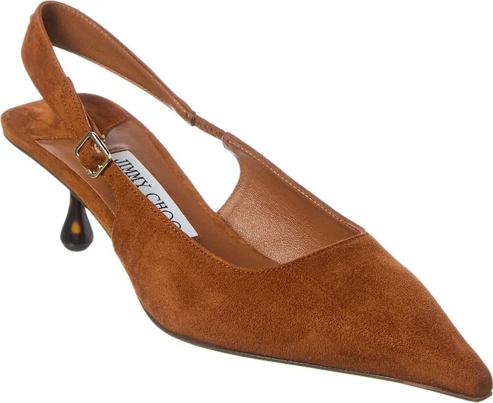 Amel 50 Suede Slingback Pump