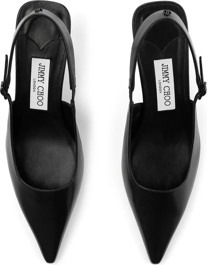Amel 50mm leather pumps - Image 4