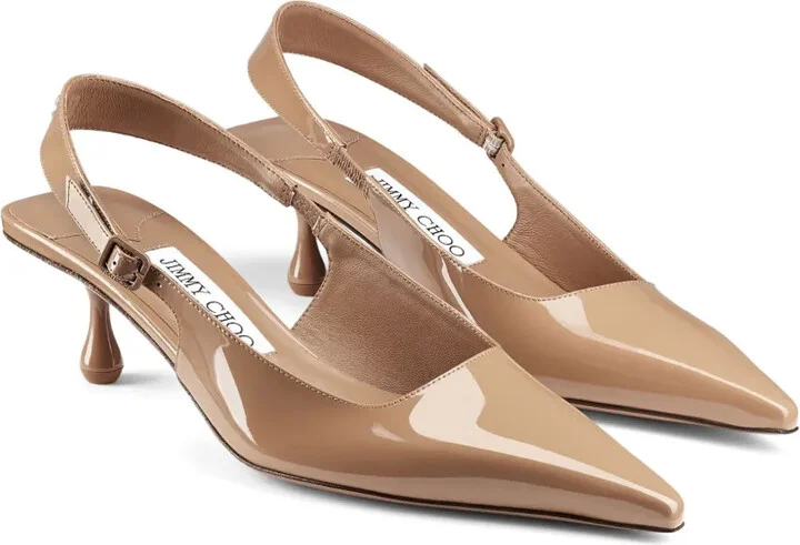 Amel 50mm leather pumps - Image 2