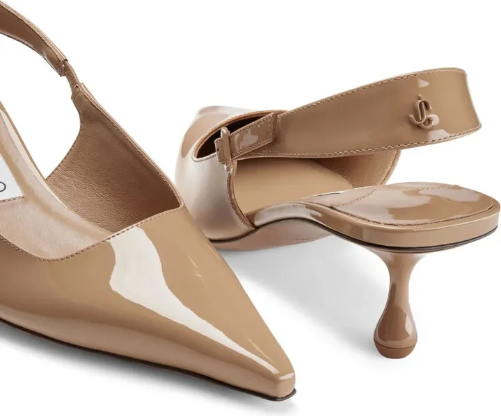 Amel 50mm leather pumps - Image 4